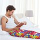 thumbnail image 5 of Balery Colorful Bananas Pantalones de pijama para hombre, pijama ultraligero, pantalón de descanso-Large, 5 of 6