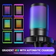 thumbnail image 3 of FIFINE Gaming Microphone for PC Computer PS5 PS4 Laptop, USB Streaming Microphone with RGB, Condenser, Mute Button, Gain Control for Recording-A6NEO, 3 of 11