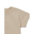 thumbnail image 2 of easy-peasy Baby Short Sleeve French Terry Solid Bodysuit, Sizes 0-24 Months, 2 of 5