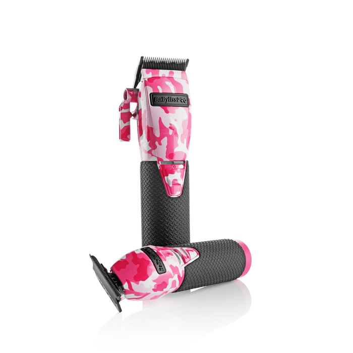 BaBylissPRO LimitedFX Pink Camo Clipper & Trimmer Set | High