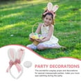 thumbnail image 5 of CIMAXIC Party 1 Set Cosplay Party Rabbit Ear Headbands Furry Tail Adorable Photo Prop,10.63"X5.91"X1.18", 5 of 5