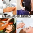thumbnail image 2 of Tuning Fork Set (128Hz, 136.1Hz, 512Hz,4096Hz) of Tuning Forks with Reflex Hammer for Healing Chakra Set Healing Musical By PULMCheerger, 2 of 7