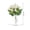 🥝 White_New#322, variant on Artificial Flowers Set 2pcs –Faux Blossoms Stems Home Decor Ornaments Wedding Decorations Props, Long-Lasting Reusable No-Maintenance