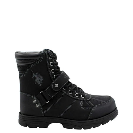 US Polo Assn Mens Connor Duck Toe Padded Collar Combat Boot, Adult