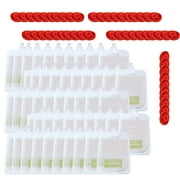 GuLuBin Fruit And Vegetable Storage for Refrigerator Baby 10/20/50PCS Food Pouches Baby Food Baby Food Maker Storage Kitchen，Dining Bar （ White ）