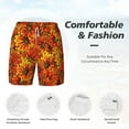 thumbnail image 5 of Lsque Mens Swim Trunks Sunflower4 Pattern - Bathing Suit Compression Liner - Beach Swim Shorts Swimwear - (S-3XL) - Stretch Quick Dry -X-Large, 5 of 9