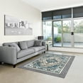 thumbnail image 2 of Mainstays Neutral Medallion Persian, Faux Layered, Indoor Area Rug, 5'x7', 2 of 7