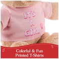 thumbnail image 3 of Oso de peluche GUND “Es una niña” con mensaje sostenible de 30 cm, 3 of 9