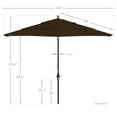 thumbnail image 5 of California Umbrella  11-Foot Market Umbrella in Bronze Teak, 5 of 5