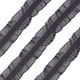 thumbnail image 1 of Cinta de encaje elástica negra de 11 yardas/10 metros con doble volante, 1 pulgada/28 mm de ancho, ideal para coser, decorar vestidos y envolver regalos., 1 of 9