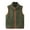 Army Green, variant on fatyb Kids Full Zip Fleece Vest Boys Girls Sleeveless Lightweight Outwear Fall Winter Jacket with Pockets