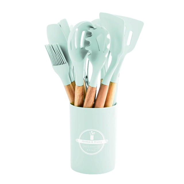 Cucharas de Silicona Set de Utensilios de Cocina 12 pcs