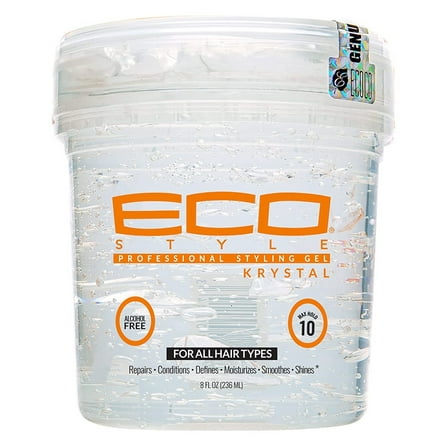 Eco Styler Styling Gel 8oz Clear Krystal (Pack of 3)