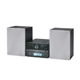 thumbnail image 4 of Philco Stereo Shelf System with Bluetooth, Tray Loading CD Player, FM Radio  and USB Input | Silver, 4 of 5