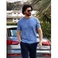 thumbnail image 3 of COOFANDY Black T Shirts for Men Summer Basic Short Sleeve Tees Crewneck Plain Casual T Shirts, 3 of 6
