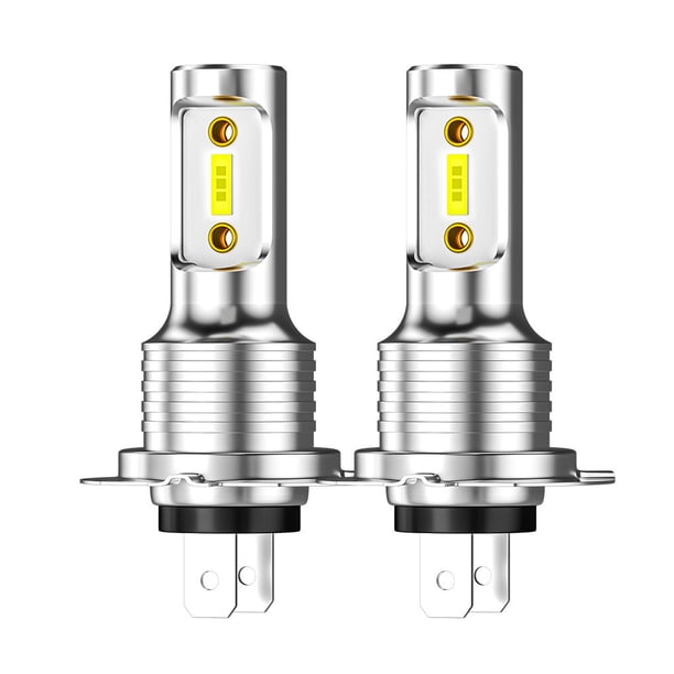 sweethay 4 piezas de bombilla de faro de coche de aluminio automotriz enchufe de faro de haz de automóvil actualización de luz de cabeza 650lm 20W Bombillas para automóviles sweethay VI018140-00B