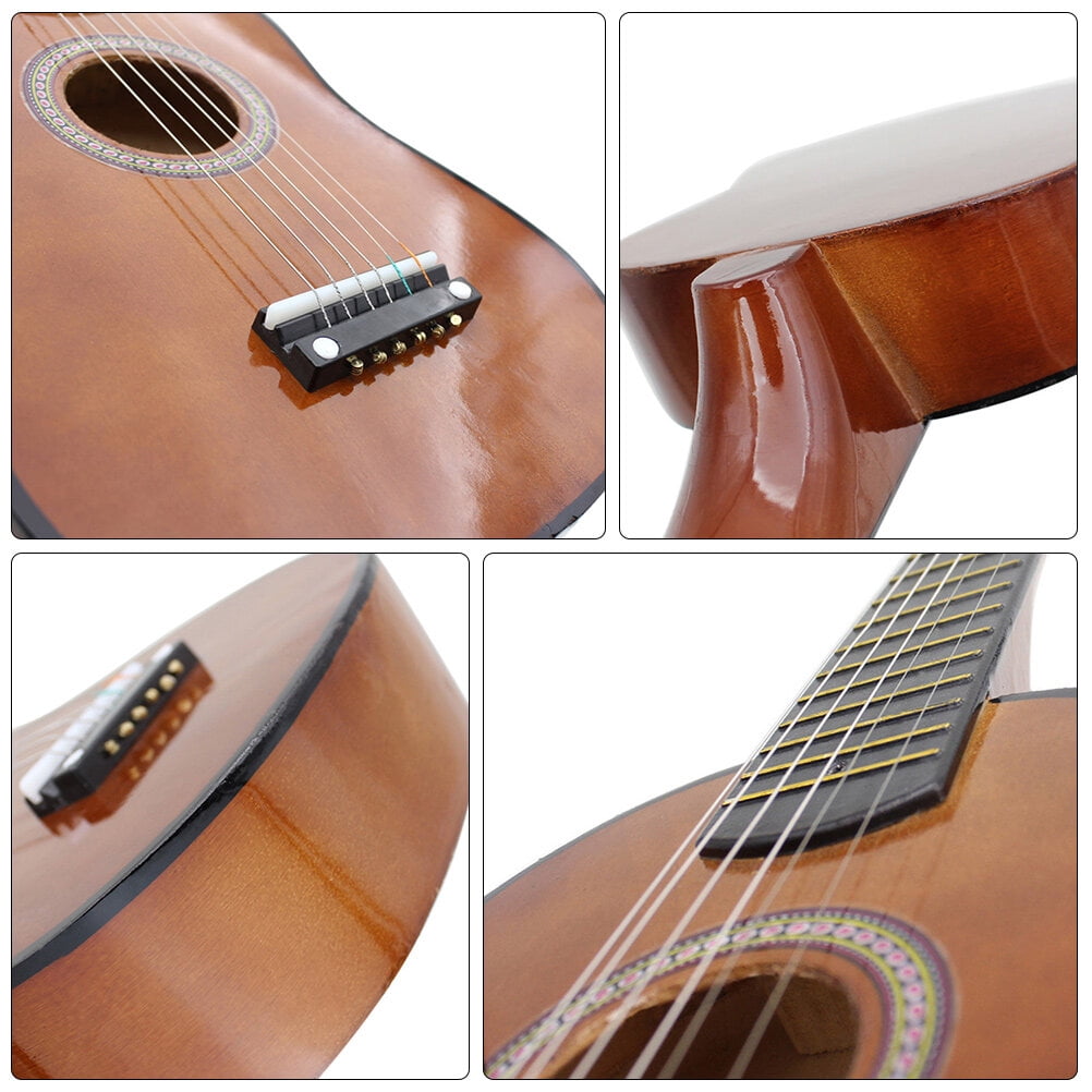Folk Guitar 23 Inch Folk Acoustic Guitar Music Instrument Small Guitar for Beginner