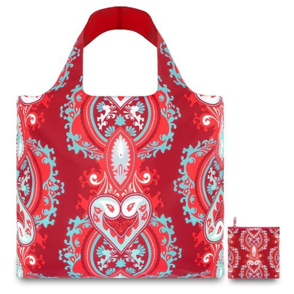 LOQI Opulent Ruby Reusable Shopping Bag Multicolor