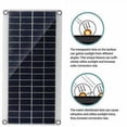 thumbnail image 2 of Kit solar de 300 W: módulo fotovoltaico monocristalino de panel solar flexible + controlador de 20 A para carga de batería de barco, coche, autocaravana, casa rodante, 2 of 5