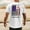 White, variant on USA Patriotic Graphic Shirts for Men American Flag 4th of July Short Sleeve Crew Neck Casual Tops for Daily Wear
