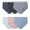 Assorted Colors, variant on Fit for Me by Fruit of the Loom Women's Plus Size Cotton Brief Panties, Soft Comfort Waistband, Full Coverage, Multipacks, Sizes 1X–5X