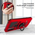 thumbnail image 4 of Cass Creations Case Compatible for AT&T Maestro 3, Advanced Armor Dual Layer Hybrid Shock Proof Bumper Protective Phone Cover - Red, 4 of 5