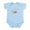Sky Blue, variant on CafePress - Namaste Infant Bodysuit - Baby Light Bodysuit, Size Newborn - 24 Months