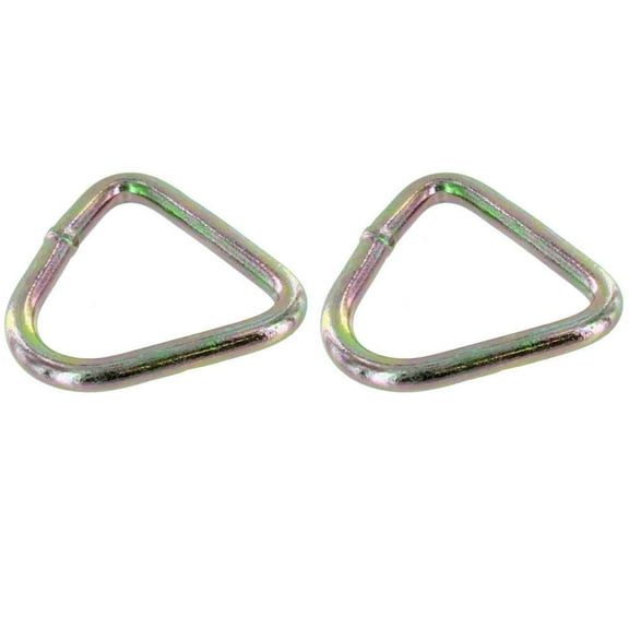 2" Wire D-Ring  - 2 Pack