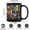 thumbnail image 3 of Mechanic Toolbox Mug - Toolbox Coffee Mug, Tool Kit Mug: Sip Your Coffee With a Side of DIY Vibes! 11oz Ceramic Mechanic Tool Box Coffee Mug, Gifts for Mechanical Enthusiasts(B), 3 of 11