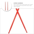 thumbnail image 3 of ETHZZLE 1Pair Performance Red Nylon Drum Sticks Long Handle for Percussion Instruments, 3 of 8