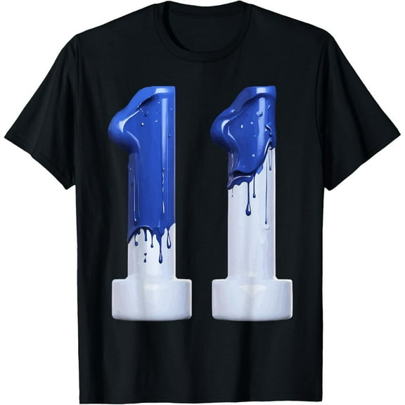 Sam Soft NUMBER 11 YEARS OLD 11TH BIRTHDAY T-Shirt All Size S-5XL