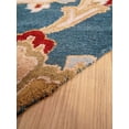thumbnail image 5 of Rugsotic Carpets Hand Tufted Wool Eco-Friendly Area Rugs - 6'x6', Octagon, Blue, Modern Contemporary Design, High Pile Handmade Anti Skid Rugs for Living Room, Bed Room (K00151), 5 of 10