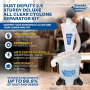 Oneida Air Systems Dust Deputy 2.5 Deluxe All Clear Cyclone Separator Kit