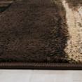 thumbnail image 7 of Allstar Rugs 7' 10" x 10' 0" Chocolate Modern Abstract Themed Polypropylene Area Rug with a Espresso Quad-Directional Weathered Texture Design and Latte Accents. Machine-Made in Turkey., 7 of 7