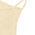 thumbnail image 4 of WTOBBY Women's Summer Vintage Cotton Linen Small Camisole Bottom Vest Loose Inner Tops, Breathable and Retro-Inspired for Layering, Perfect as an Undershirt or Solo Piece,Beige L, 4 of 5