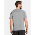 thumbnail image 2 of Athletic Works Men's and Big Men's Mixed Media Tee, Sizes XS-5XL, 2 of 4