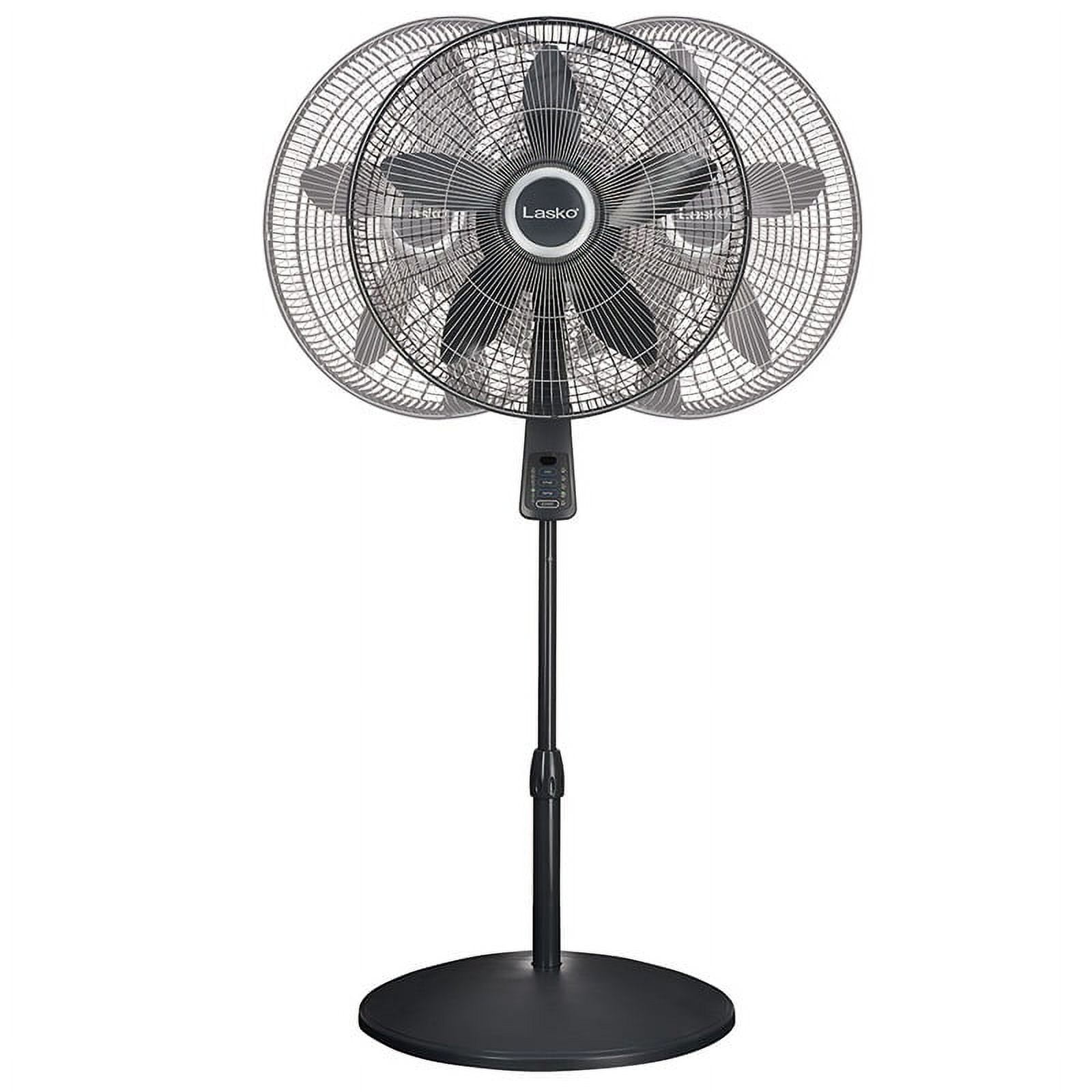 18_ Pedestal Fan with Remote Oscillation and Thermostat - Walmart.com