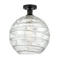 thumbnail image 4 of Innovations Lighting 616-1F-SN-G1213-12 Athens 12" Wide Semi-Flush Globe Ceiling Fixture -, 4 of 5