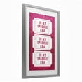 thumbnail image 3 of Stupell Industries In My Sparkle Era Tickets Gray Framed Print Under Glass, design by Lettered and Lined, 20 x 14, 3 of 10