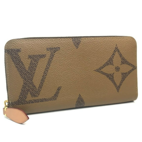 Pre-Owned LOUIS VUITTON M67687 Monogram Giant Zippy Wallet, Reverse Canvas, Women's,... (Good)