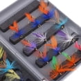 thumbnail image 3 of 24pcs / Set Artificial Cebo Seco Pesca con Mosca Ganchos Moscas Surtido Señuelo Kit, 3 of 8