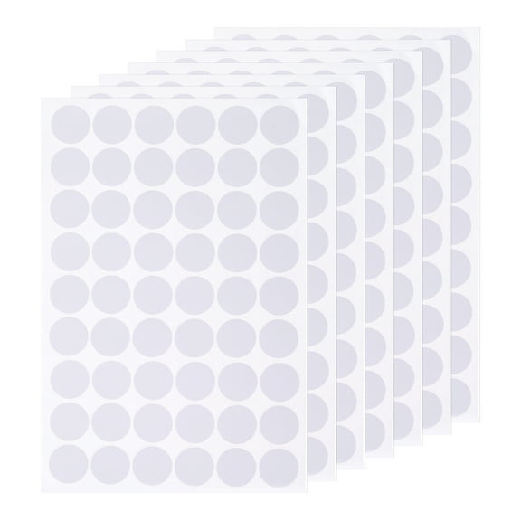 Uxcell 7 PCS Self-Adhesive Screw Hole Sticker, 0.83" White  Screw Hole Cover