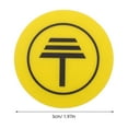 thumbnail image 2 of QUMIIRITY 50Ud Etiquetas Reflectantes De Seguridad Para Tierra En PVC Para Señalización Eléctrica, 2 of 7