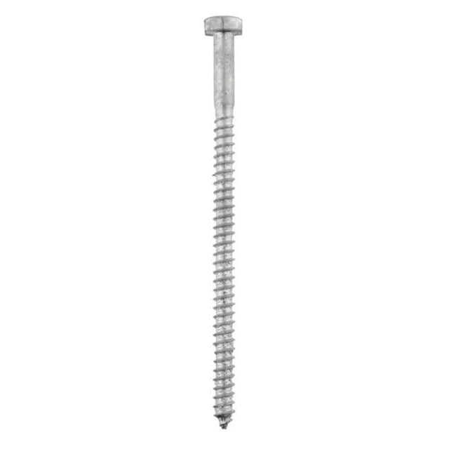 Hex Lag Screw, Galvanized, 1/4 x 4-1/2 In., 100-Pk. - 812022