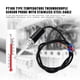 thumbnail image 2 of Sonda de sensor de temperatura RTD PT100, sonda de sensor de termopar de temperatura tipo PT100 con cable de acero inoxidable (-50~450 ° C)(50MM), 2 of 8