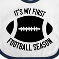 thumbnail image 4 of Inktastic It's My 1st Football Season Boys or Girls Baby Bib, 4 of 4