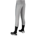 thumbnail image 5 of TOURNAMENT w/Pipe Softball Pant - GREY,NAVY - L, 5 of 8