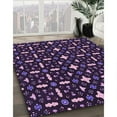 thumbnail image 2 of Ahgly Company Indoor Rectangle Patterned Deep Purple Area Rugs, 7' x 9', 2 of 6