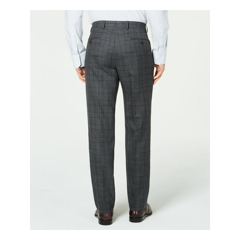 Wool mens plaid dress pants sale