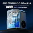 thumbnail image 5 of Simzlife 35lbs/24H Nugget Ice Maker Countertop,Portable Ice Maker Machine with Auto-Cleaning, Silver, 5 of 11